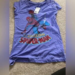 Women’s Purple Spider-Man Tee Large